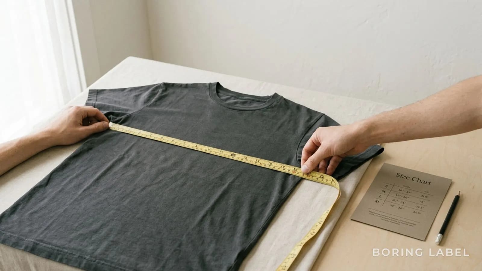 How to Measure T-Shirt Size (No Returns)