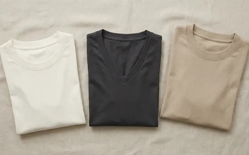 Round Neck vs Crew vs V-Neck: Which Suits You