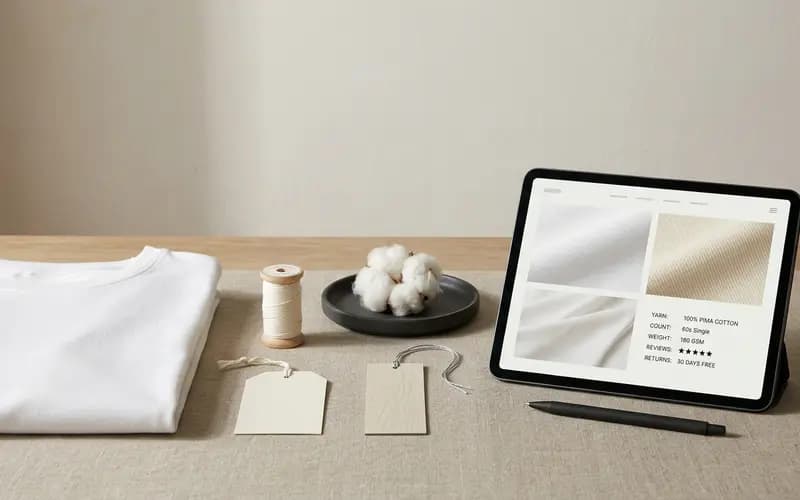 How to Spot Good Cotton Online (Without Touching It)