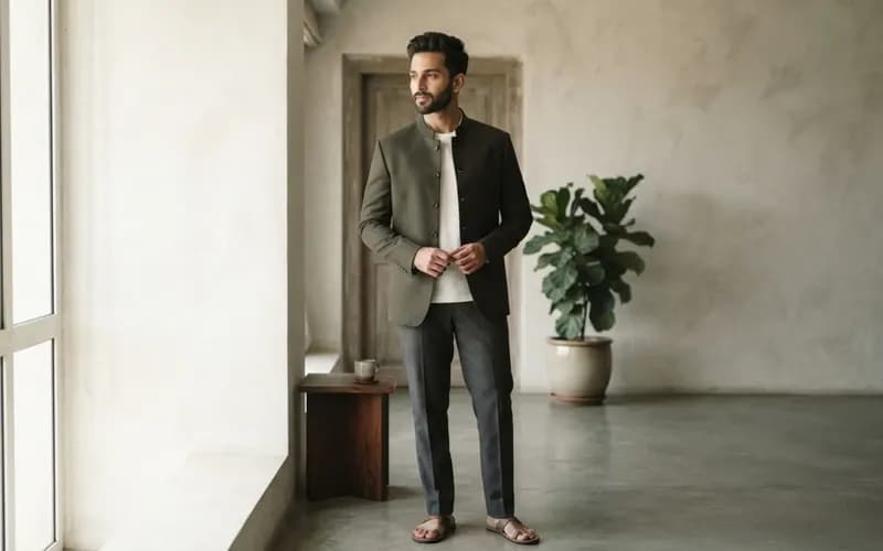 What to Wear Under a Bandhgala: The Plain Tee Test