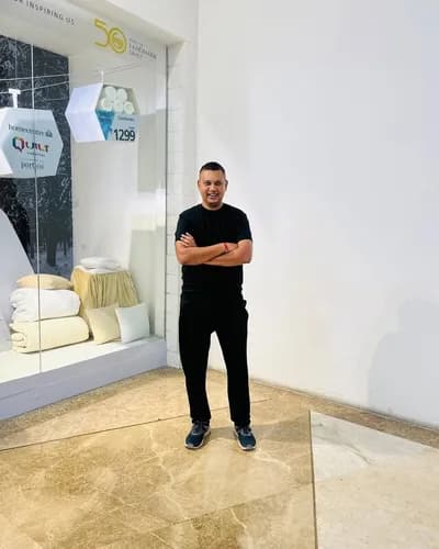 Jatin Chaudhary, Founder of eChai Ventures, wearing a Boring Label premium Supima cotton round neck t-shirt