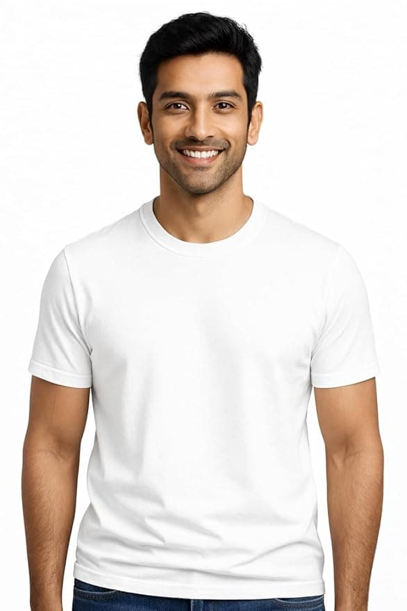 Supima Round Neck in White