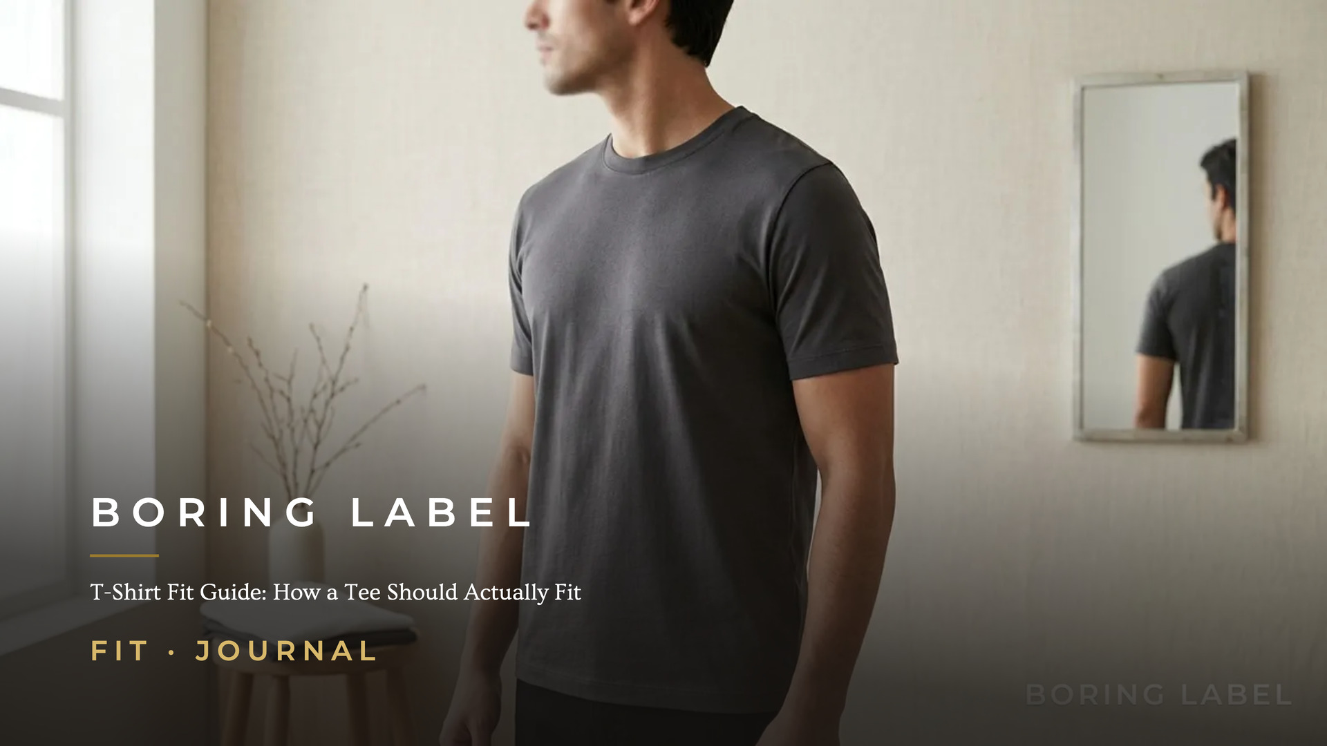 T-Shirt Fit Guide: How a Tee Should Actually Fit — Boring Label ...